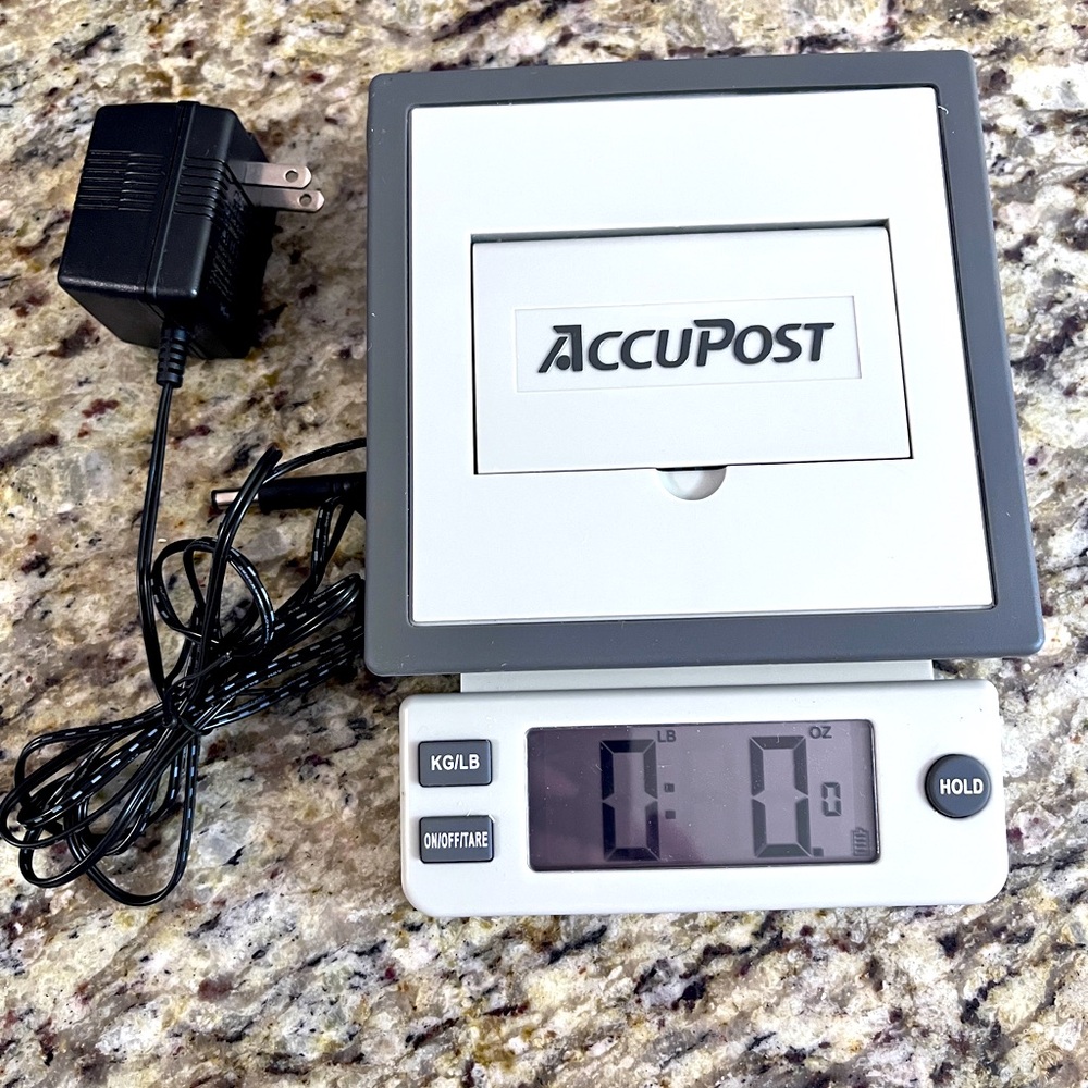 AccuPost Ten Pound Digital Postal Scale with Adapter